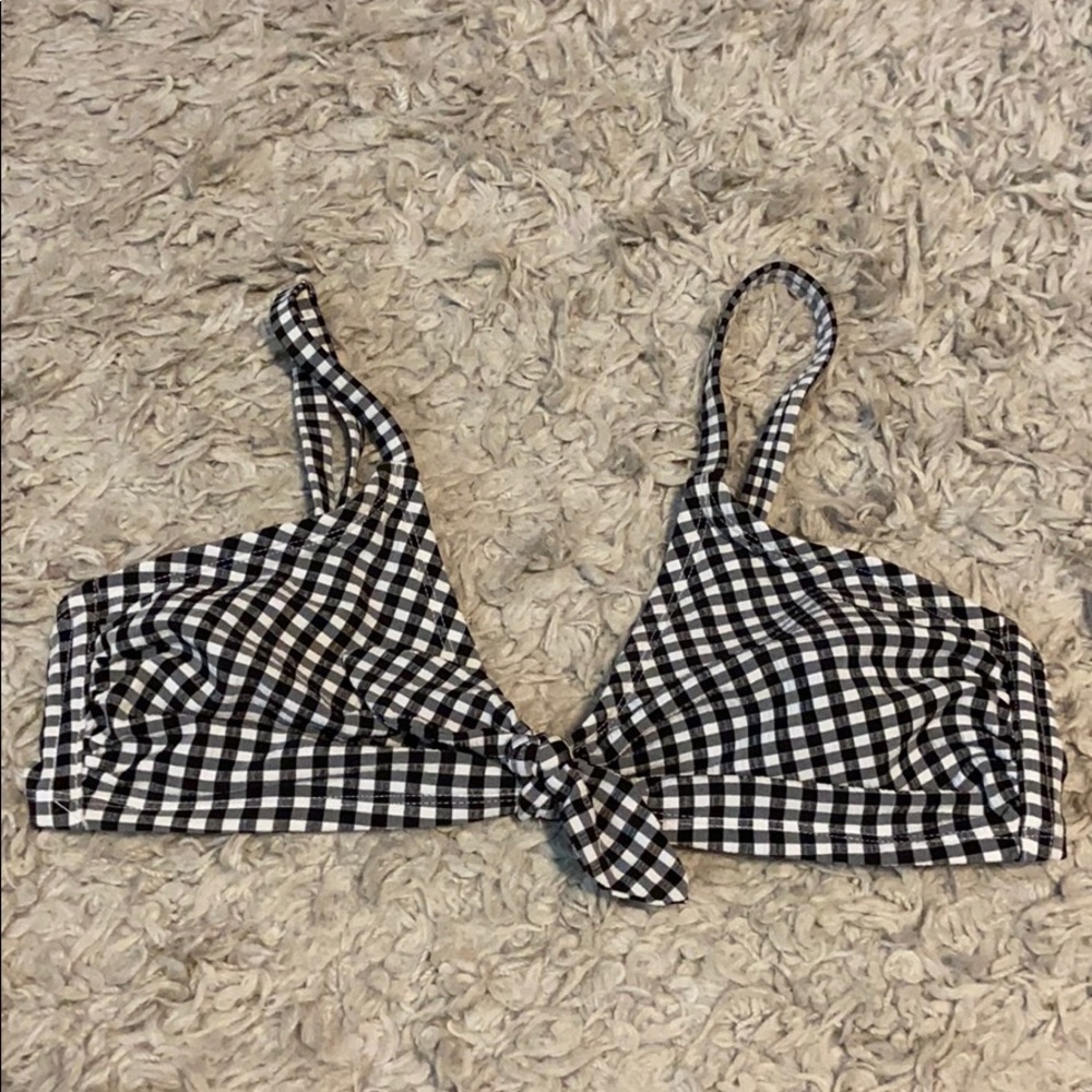 Plaid Xhilaration bathing suit top